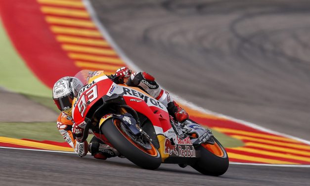 GP Aragón 2016: Márquez, Lowes y Navarro. Binder, campeón del mundo
