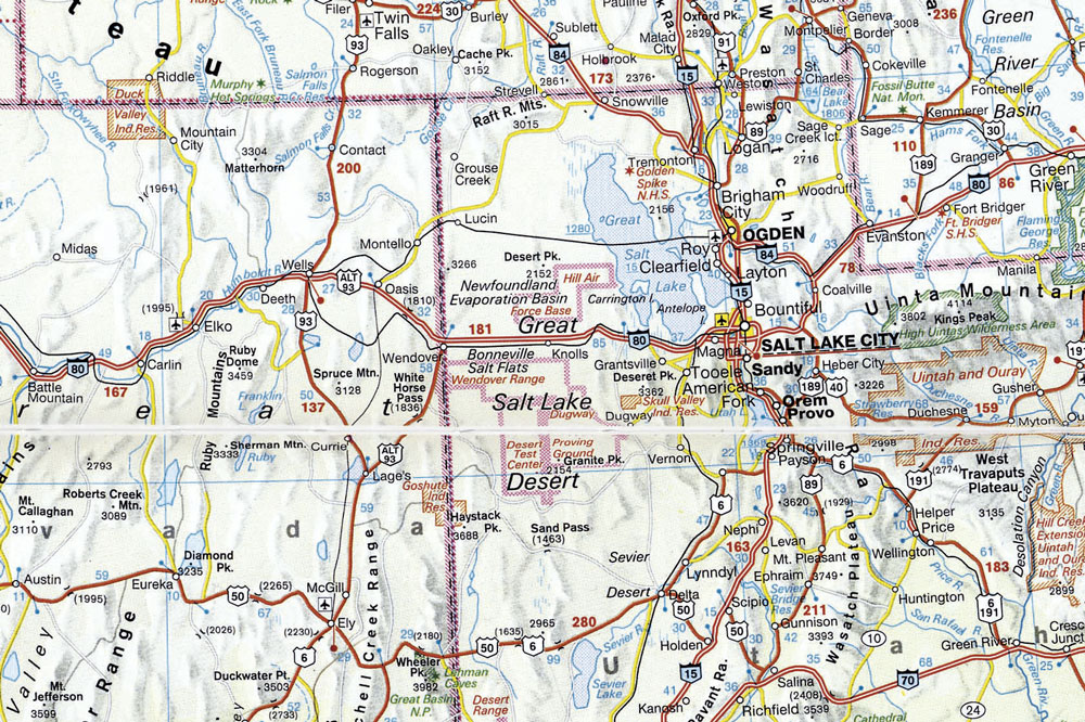 Mapa localización Bonneville