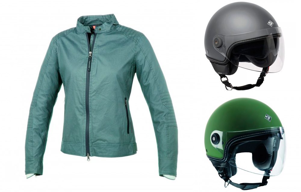 Chaqueta Polette y casco El’Mettin de Tucano Urbano