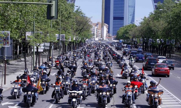 Más de 1500 Harleys recorrieron el centro de Madrid este fin de semana