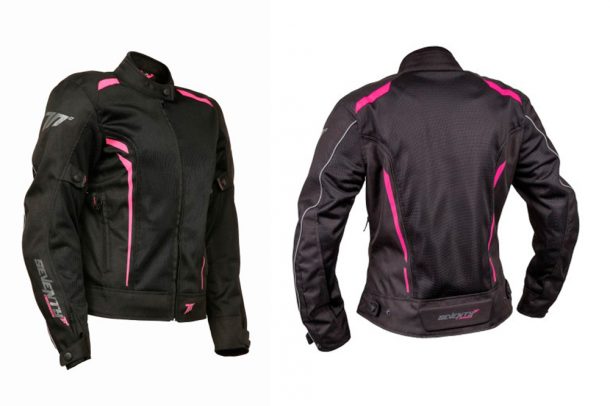 Chaqueta De Moto Para Mujer Seventy Degrees SD-JT58 - Verano, Poliéster 600D, Impermeable, Con Protecciones Extraíbles