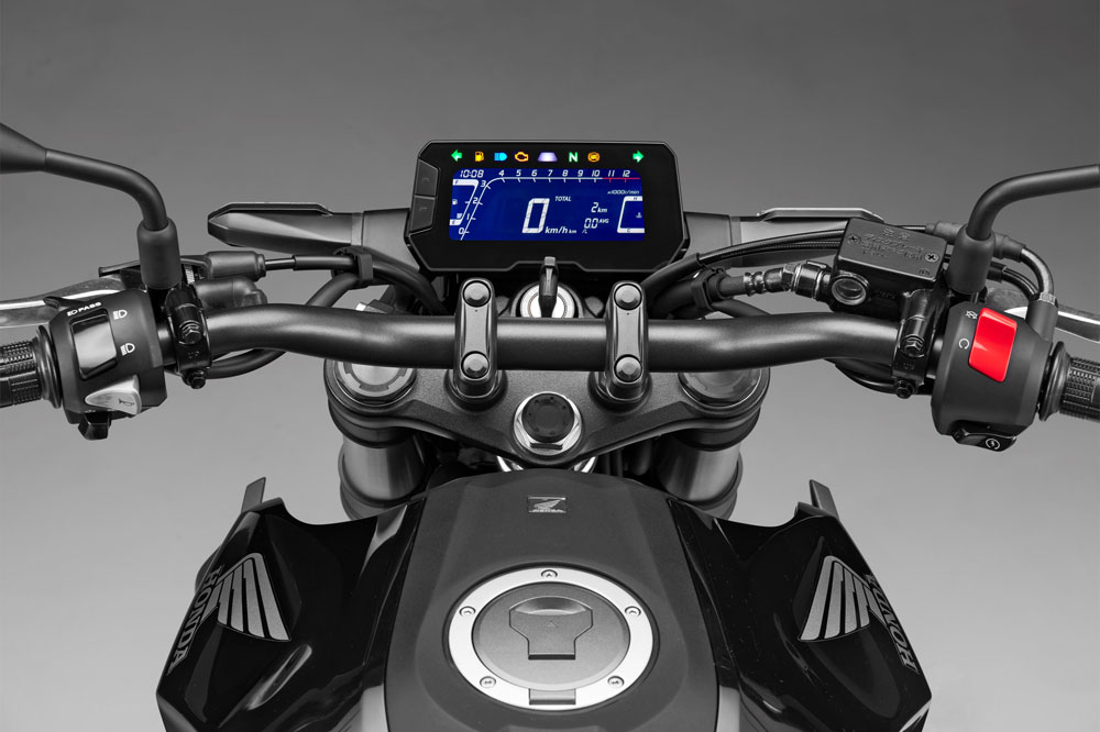 Honda CB 300 R 2018, cuadro de instrumentos