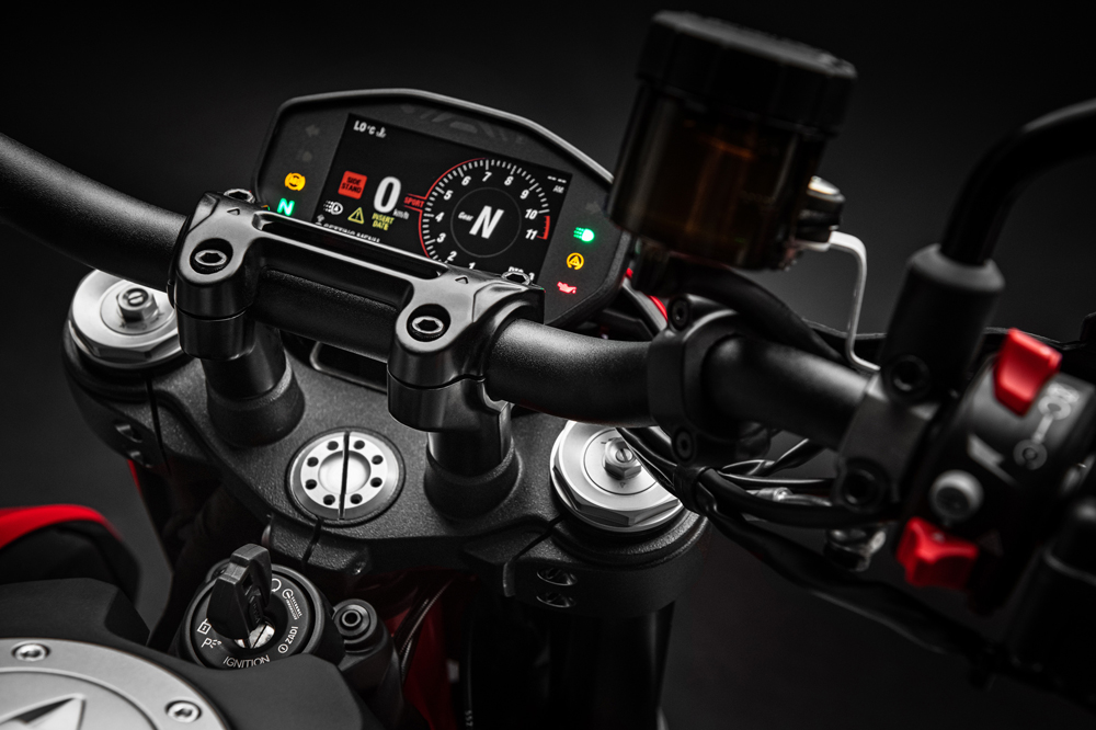 Instrumentación de la Ducati Hypermotard 950
