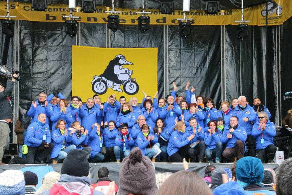 Concentración de motos Pinguinos