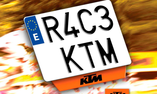 Tu nueva KTM con matrícula KTM tiene premio