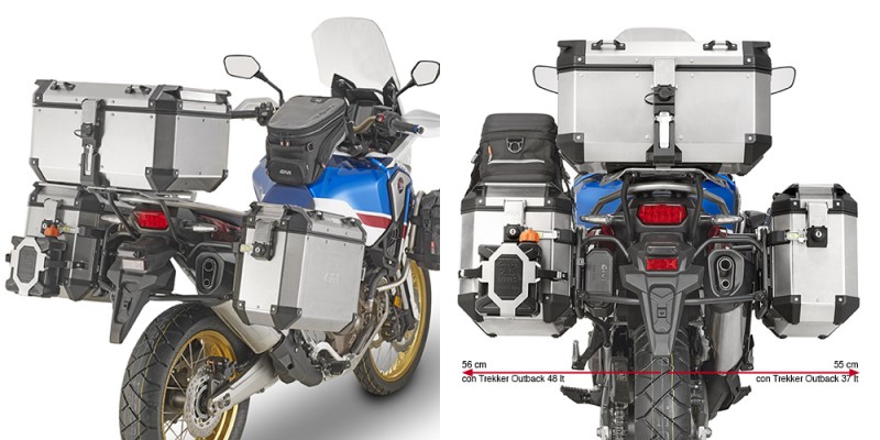 Equipamiento Givi para la CRF 1000L Africa Twin Adventure Sports