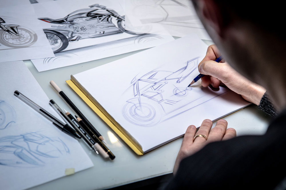 Proceso de diseño de una Ducati Diavel 1260