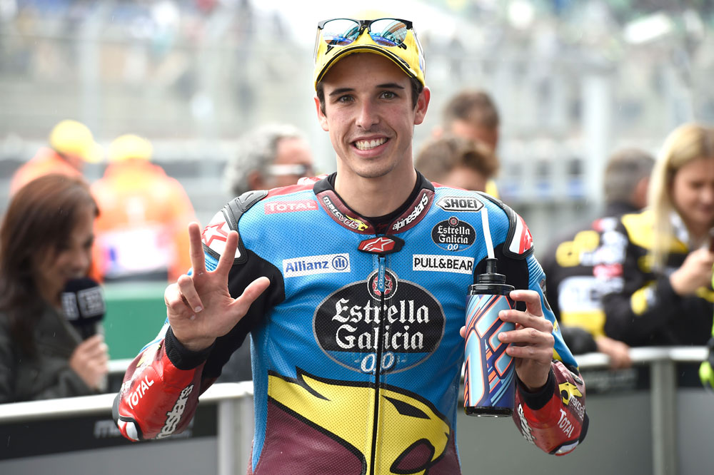 Alex Márquez logró la victoria en la categoría Moto2 del Gran Premio de Francia