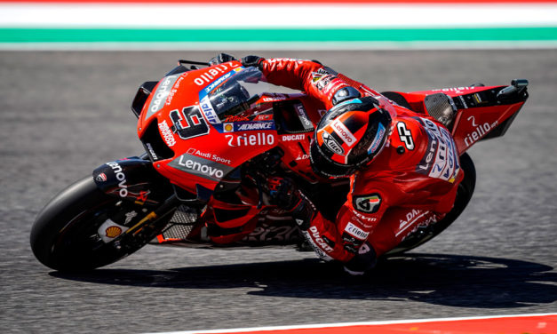 MotoGP Italia: Petrucci gana con Márquez en segunda posición