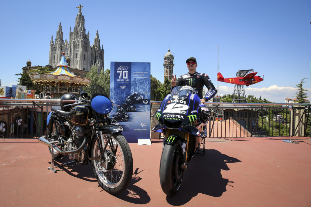 70 años del Mundial de Motociclismo: Yamaha y Velocette en el Tibidabo