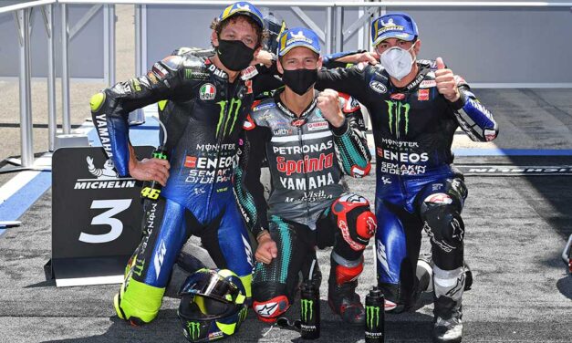 Yamaha arrasa en el GP de Andalucía en MotoGP