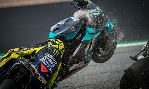 Una de las carreras más peligrosas de la era MotoGP
