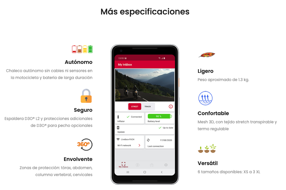 Chaleco Fury Airbag de Furygan