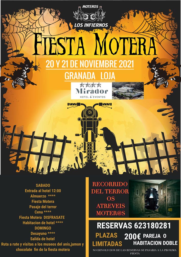 Fiesta Motera Los Infiernos en Loja (Granada) | Club del Motorista KMCero
