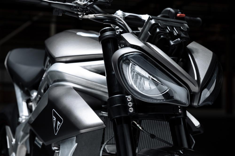 Las primeras noticias de la moto eléctrica de Triumph son de 2019