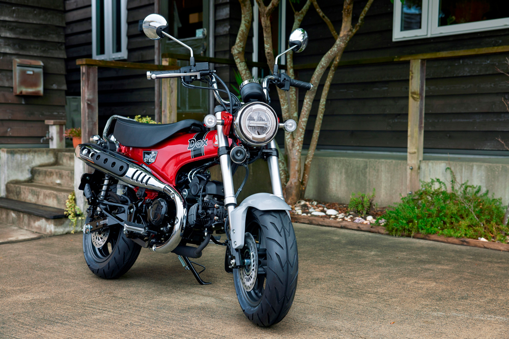 El DAX es una moto práctica por ejemplo para una segunda vivienda o para llevarla en tu Motorhome