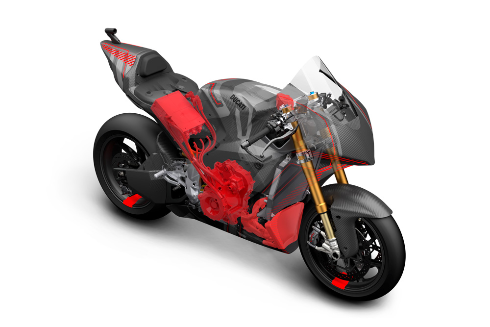 Ducati ha tenido que superar un montón de desafíos para el desarrollo de su moto eléctrica, sin perder la esencia de la marca