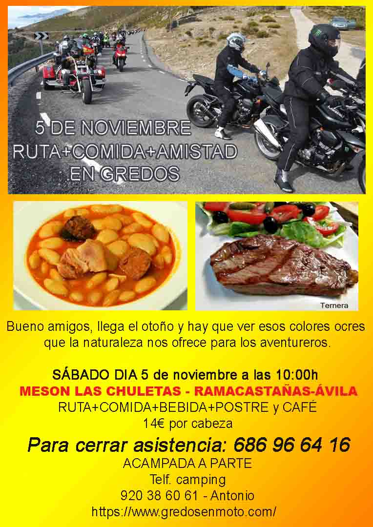 Ruta por Gredos y comida de amigos | Club del Motorista KMCero
