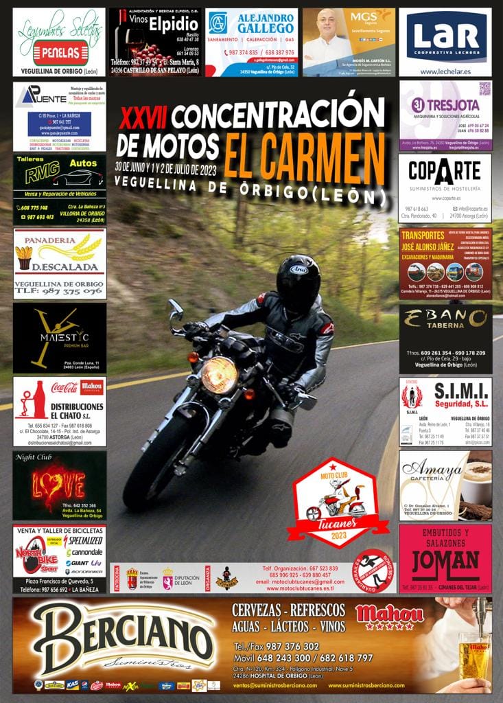 Concentración de Motos El Carmen 2023