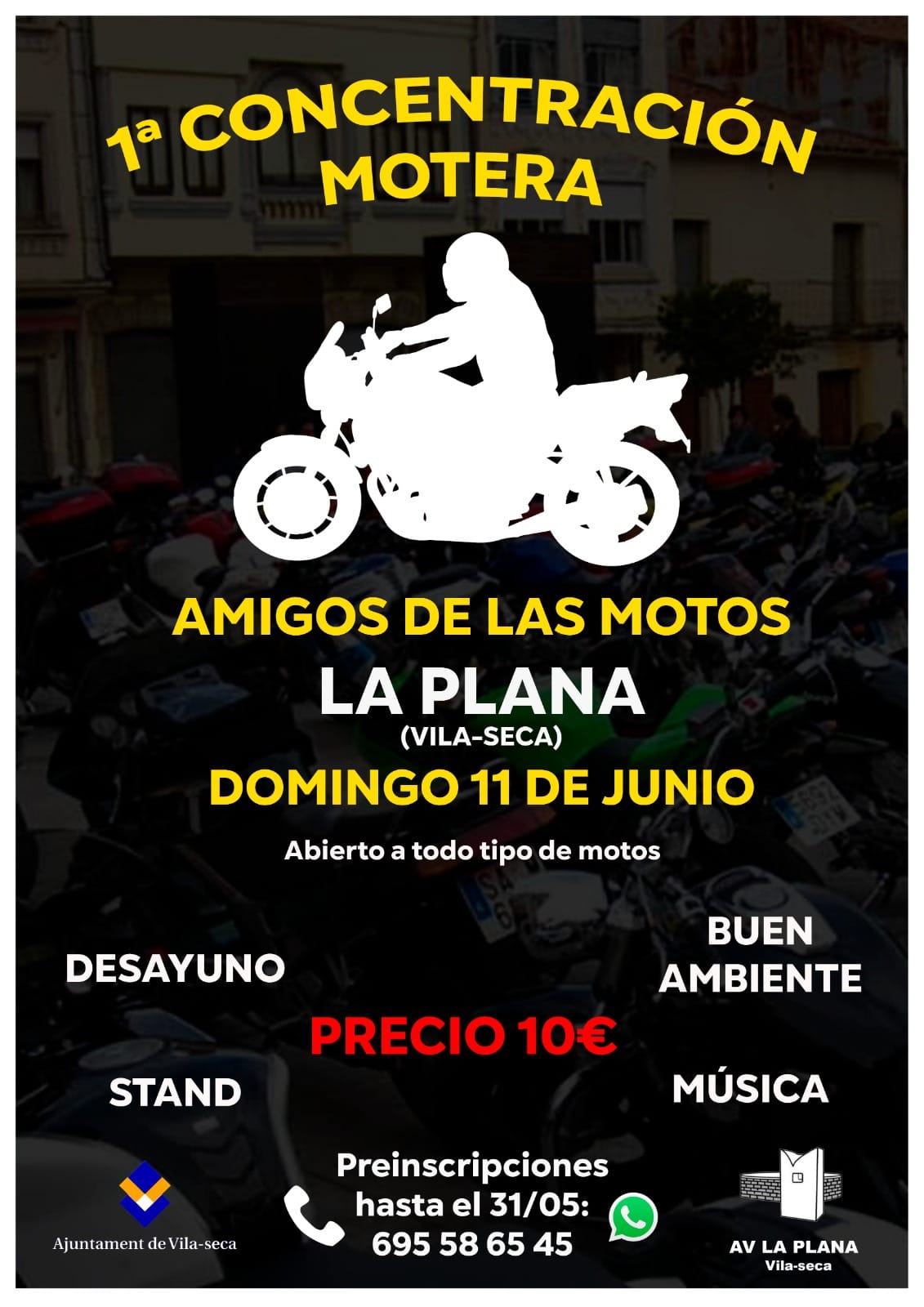Concentración de Motos en Vila Seca Tarragona