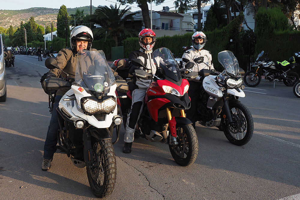 Las marcas de motos también hacen sus concentraciones y eventos oficiales como el Coast to Coast de Triumph.